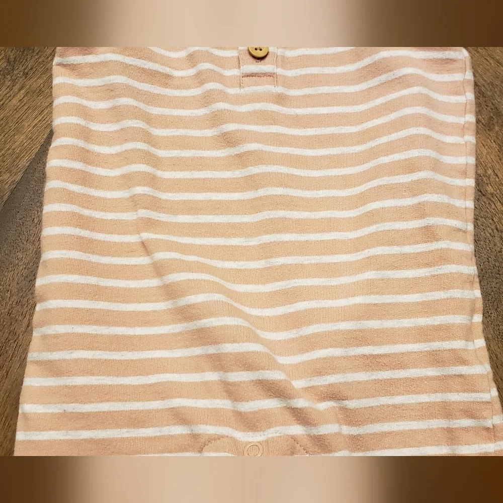 Organic Little Planet By Carter's Striped Sleeveless Baby Girl Romper Size 18m